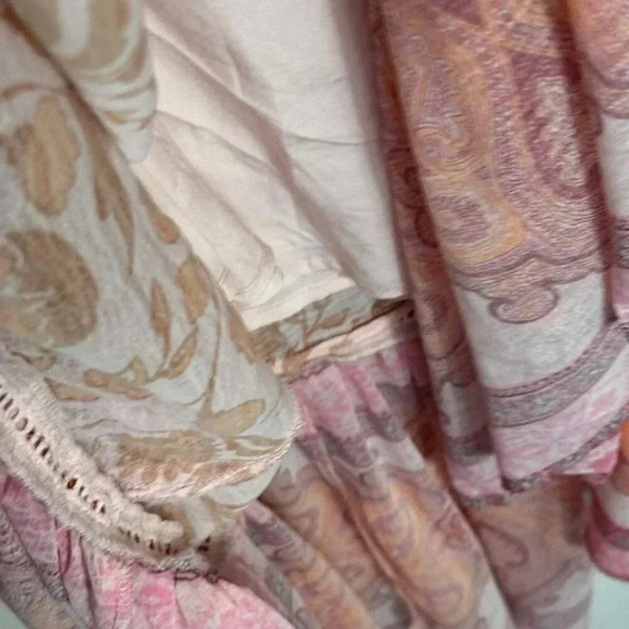 Super Natural By Secret Mission Womens Aviana Floral Maxi Dress Multicolor Sz L - Picture 9 of 10